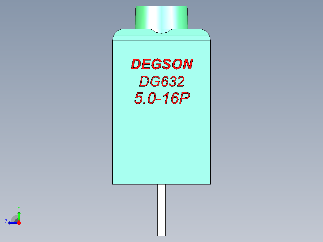 DG632-5.0-16P-14-00AH右视图