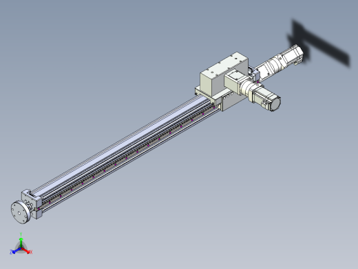 威洛博直线电机模组EB6ZR-L140-S900-RZ575K-Z575K-MS3