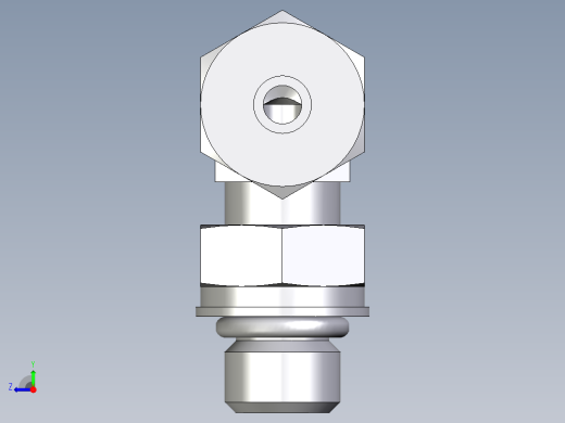 卡套式工业通用硬管接头EO_Adjustable_Locknut_elbow_WEE06ZSMORCF右视缩略图
