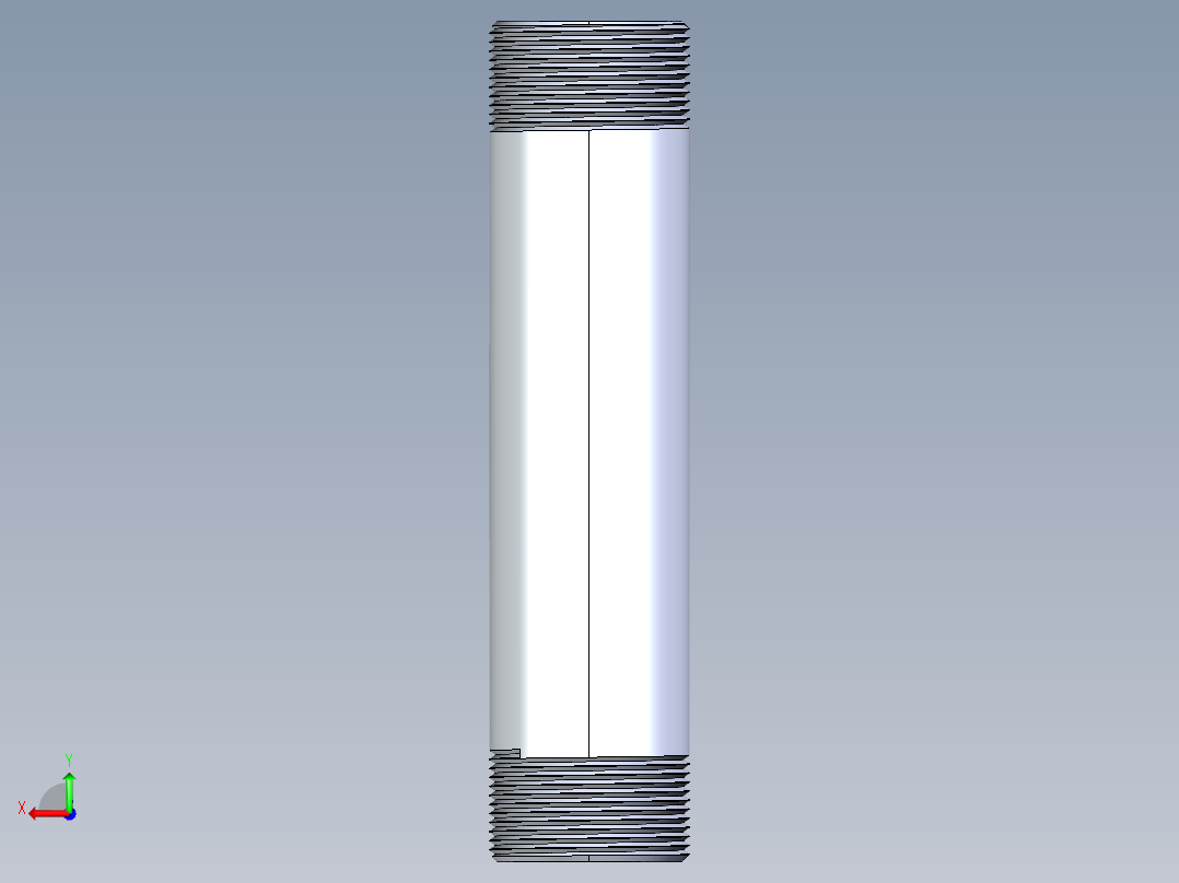 聚氯乙烯配件33-Sch80_Nipple_MPTxMPT_861-219_1.5in x 8in后视图