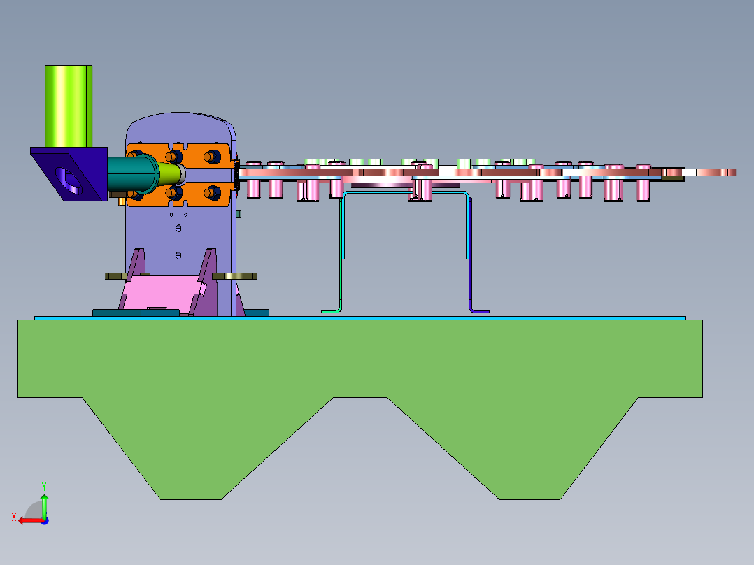 传动式可变光圈摄像驱动装置后视图