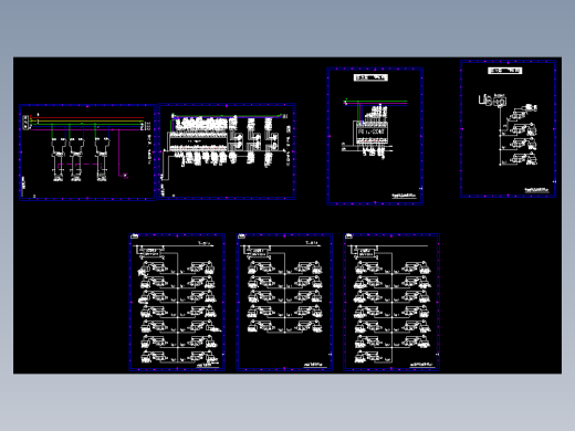 PLC电气接线电路图纸电气毕业设计