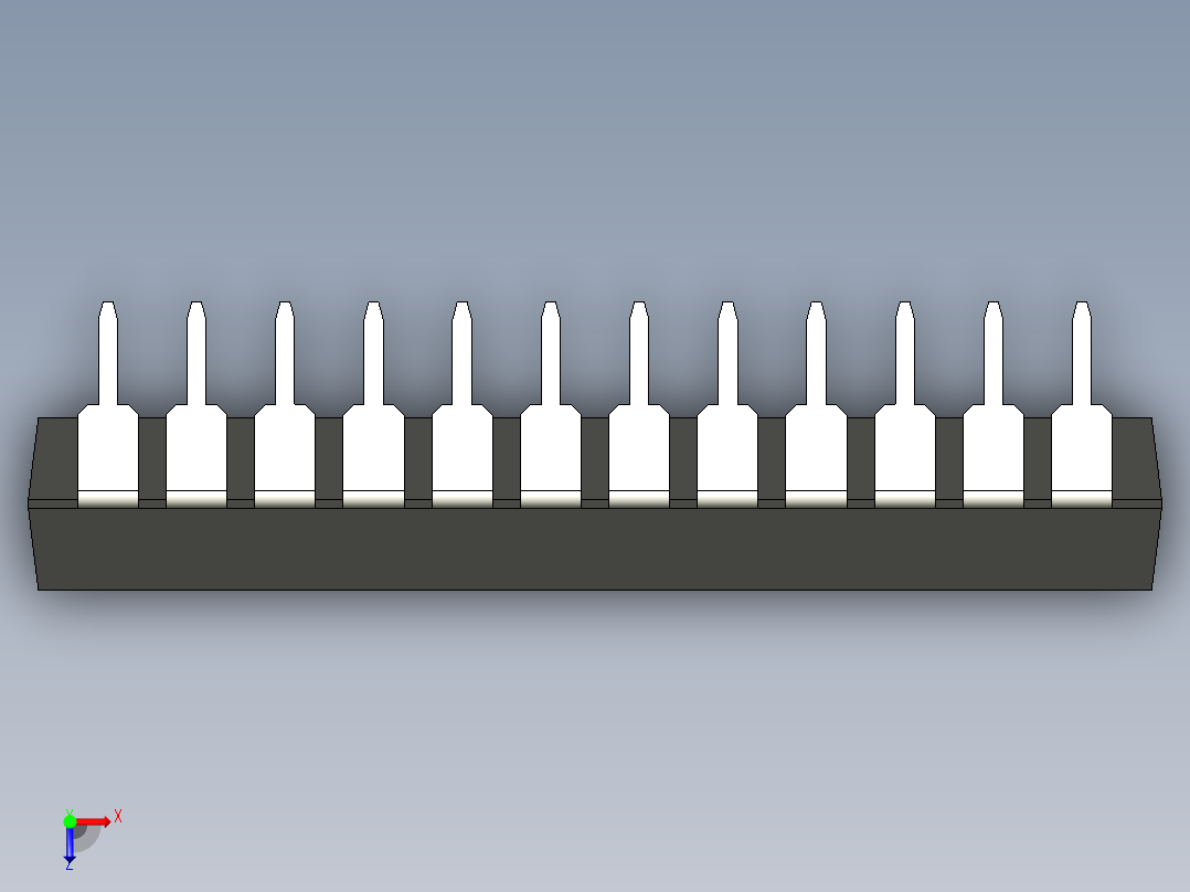 集成电路封装-MS-001AF俯视图