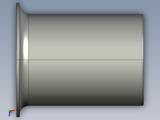 软管与硬管连接用工业通用接头0127_18_14俯视缩略图