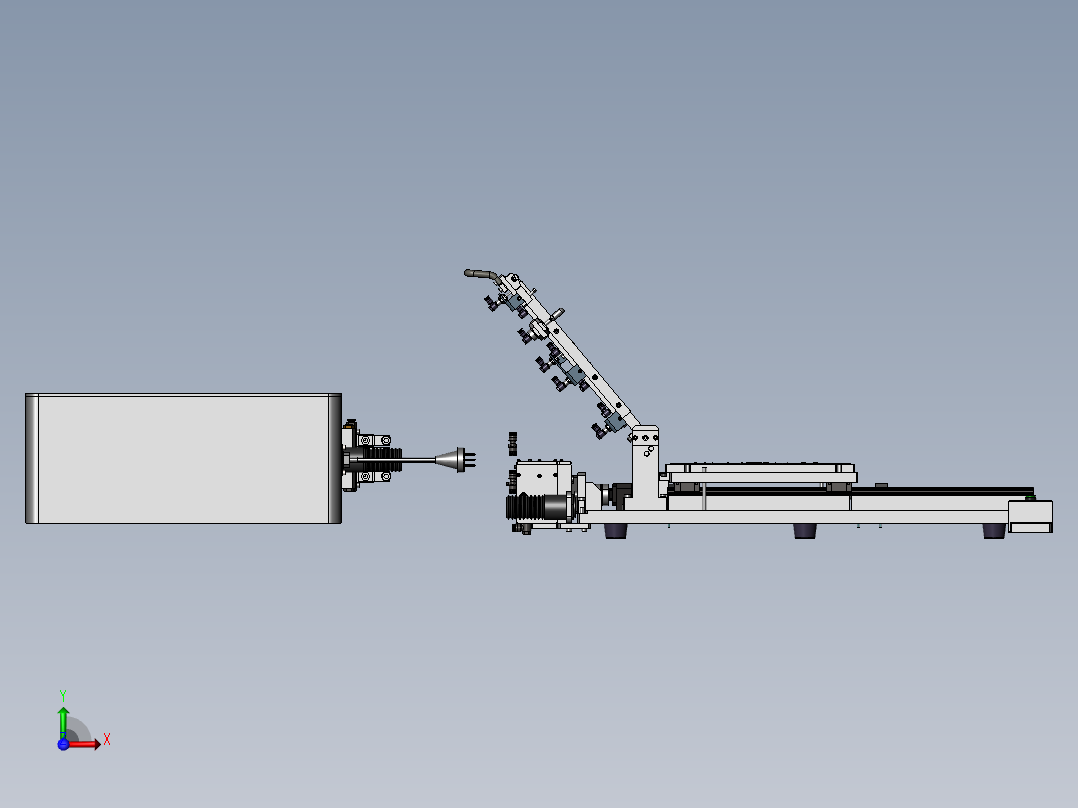 贴石墨片治具前视图