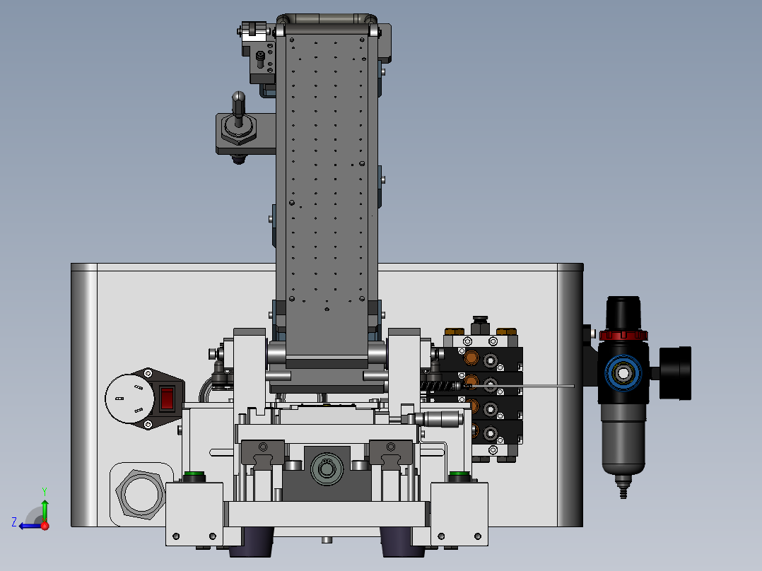 贴石墨片治具右视图