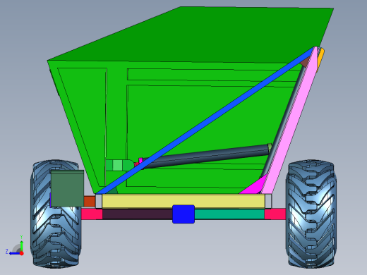 非公路矿用侧翻自卸车右视缩略图