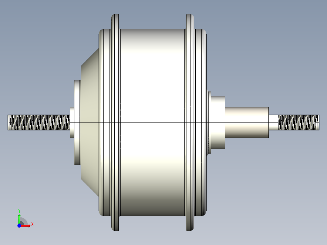 电动自行车BLDC轮毂电机--IGS SW前视图