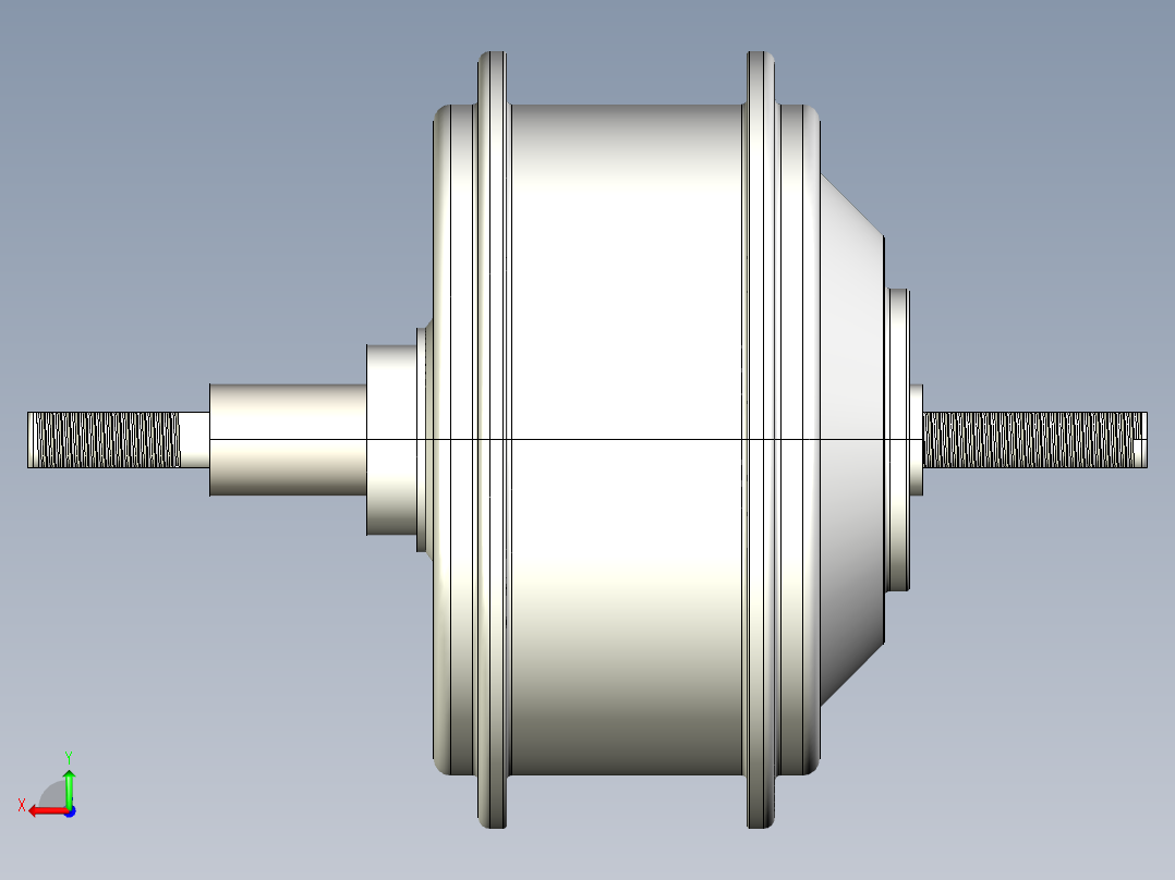 电动自行车BLDC轮毂电机--IGS SW后视图