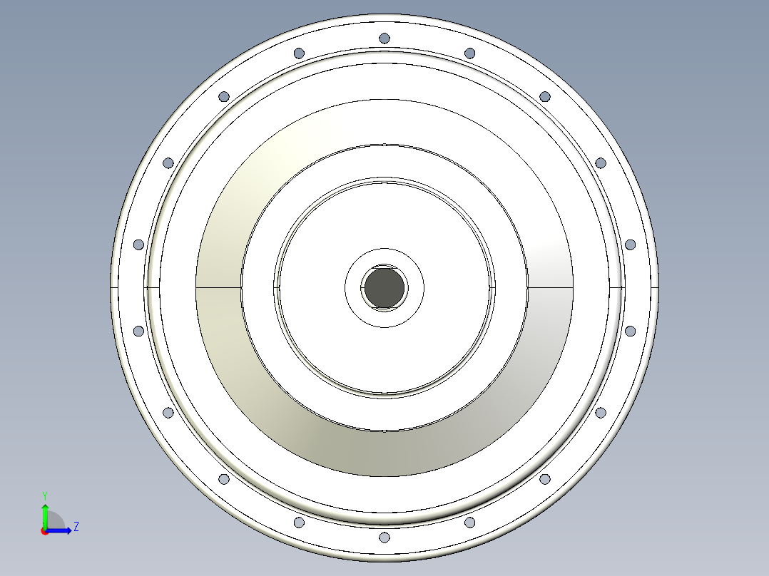 电动自行车BLDC轮毂电机--IGS SW左视图