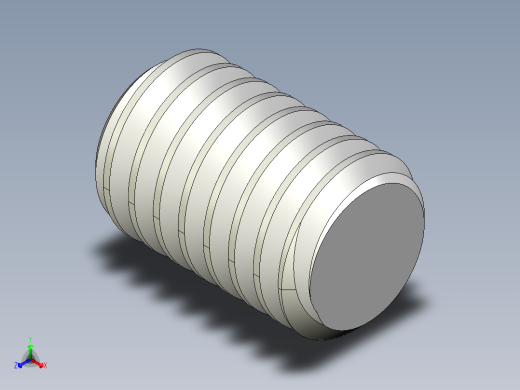 DIN 913-ISO 4026 固定螺钉-M4 L=6.STEP