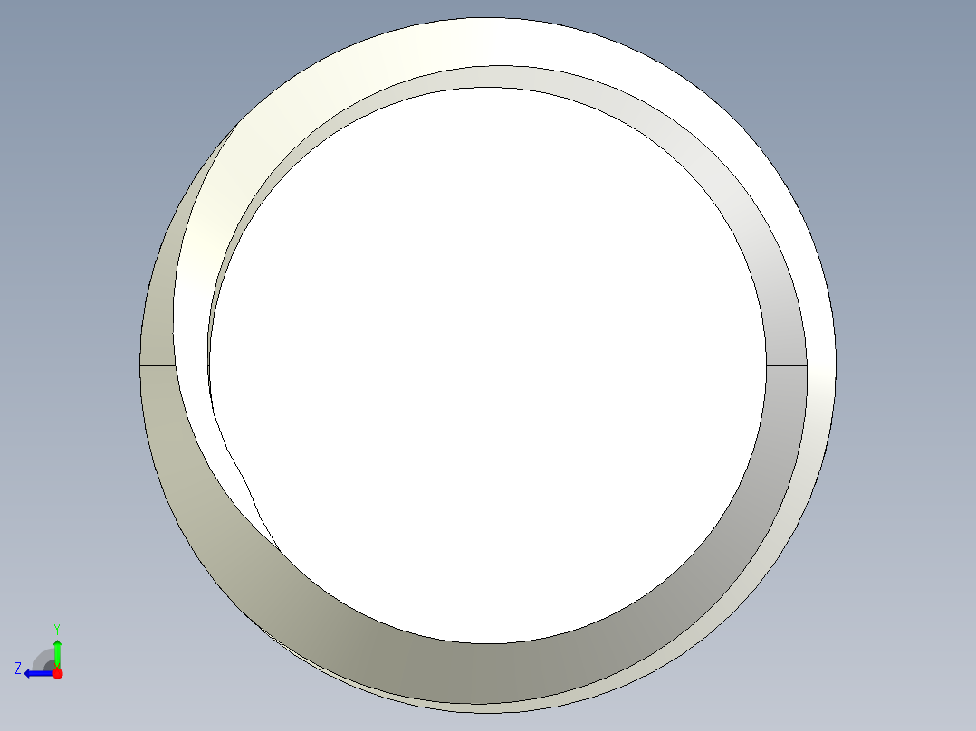 DIN 913-ISO 4026 固定螺钉-M4 L=6.STEP右视图