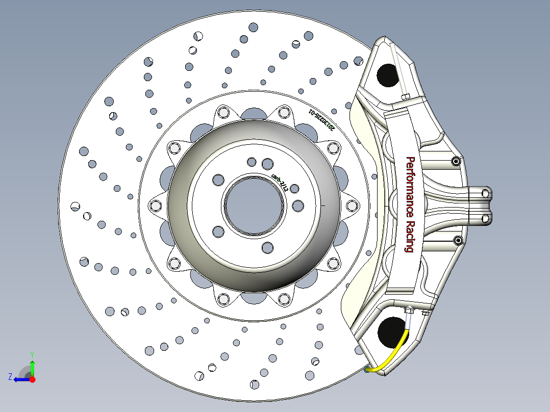 制动器 (49)右视图
