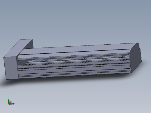 直线模组LHA22-1-可变-R设计图纸