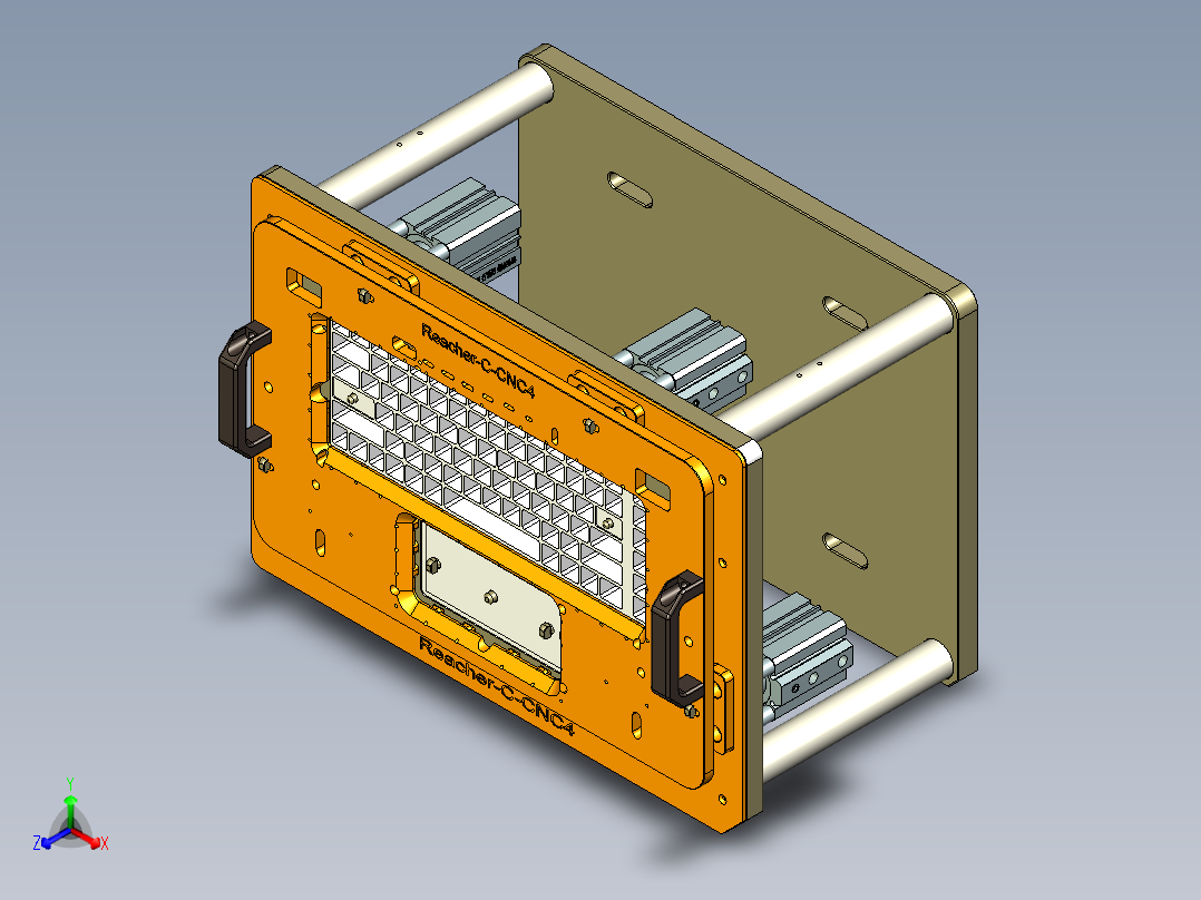 REACHER-C-笔记本CNC工装夹具三维模型cnc4-0603