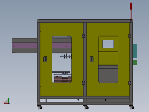 液晶面板Tray盘自动下料设备sw18可编辑后视缩略图