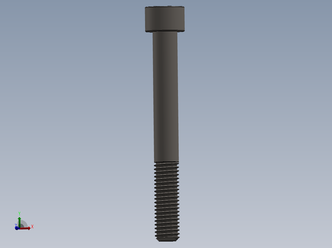 Screw_DIN_912_M10x85_A2.SLDPRT公制内六角螺钉