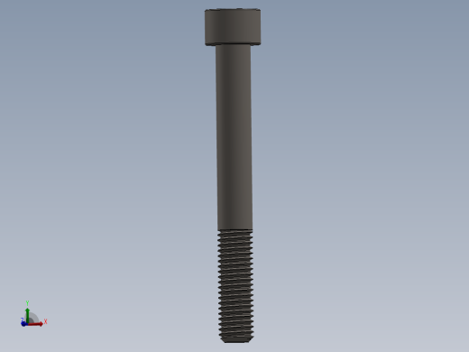 Screw_DIN_912_M10x85_A2.SLDPRT公制内六角螺钉