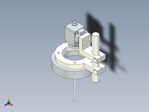 视觉相机与光源正等轴测缩略图