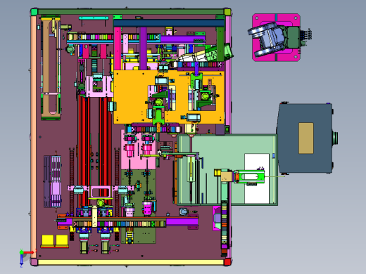 铜管中心棒自动化插装机俯视缩略图
