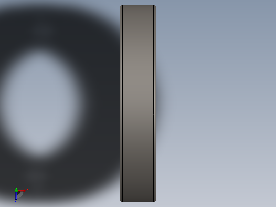 轴承 SKF 6216俯视图