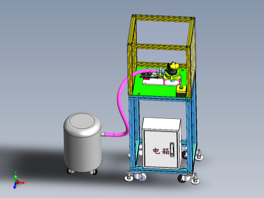 水泵测试吹干抽湿设备