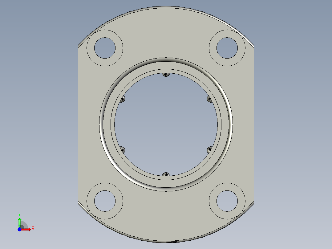 直线轴承LMF-K-H系列LMH25UU前视图