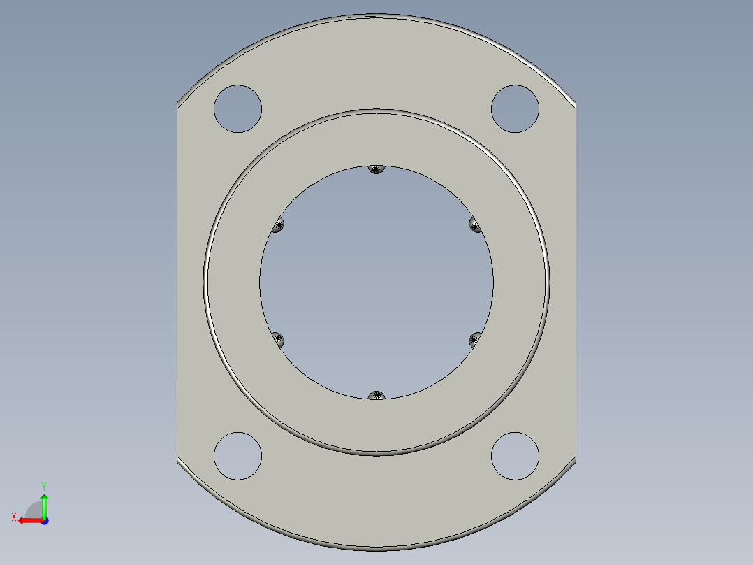 直线轴承LMF-K-H系列LMH25UU后视图