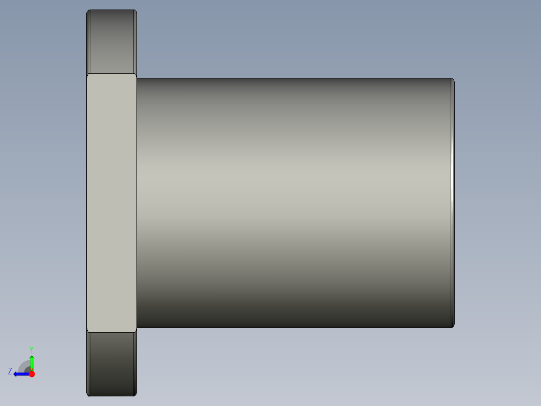 直线轴承LMF-K-H系列LMH25UU右视图
