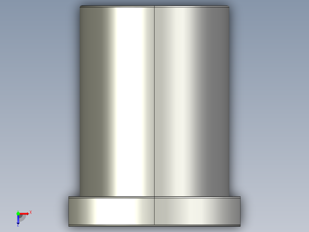 直线轴承LMF-K-H系列LMH25UU俯视图