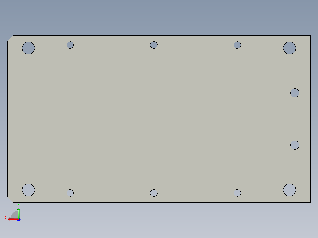 张紧机构后视图