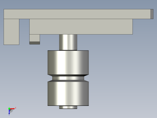 张紧机构俯视缩略图