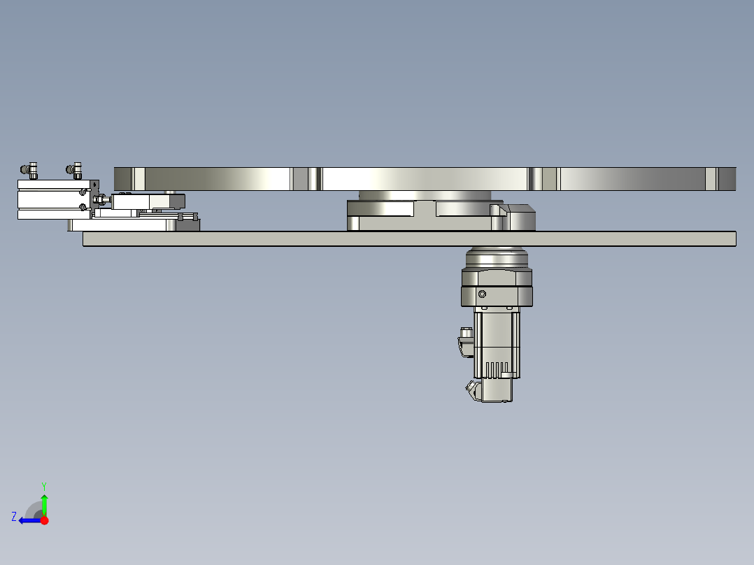 061808-传动齿轮组装转盘右视图