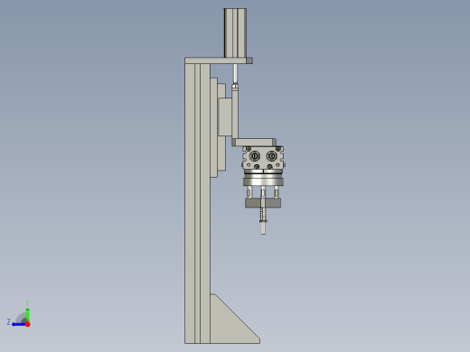 轴套上料后转向部件右视缩略图