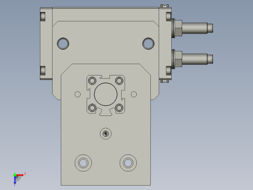 轴套上料后转向部件俯视缩略图