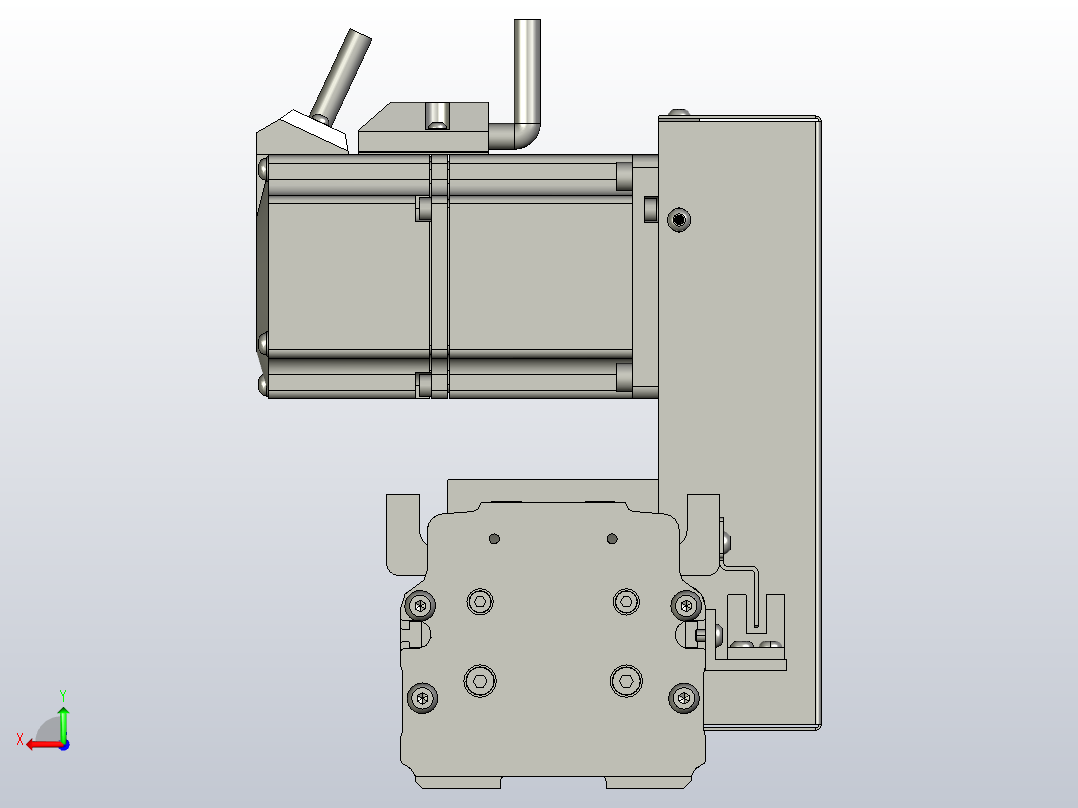 MT75BT半封闭皮带滑台[MT75BT.L80.800.LU.P40.C3]后视图