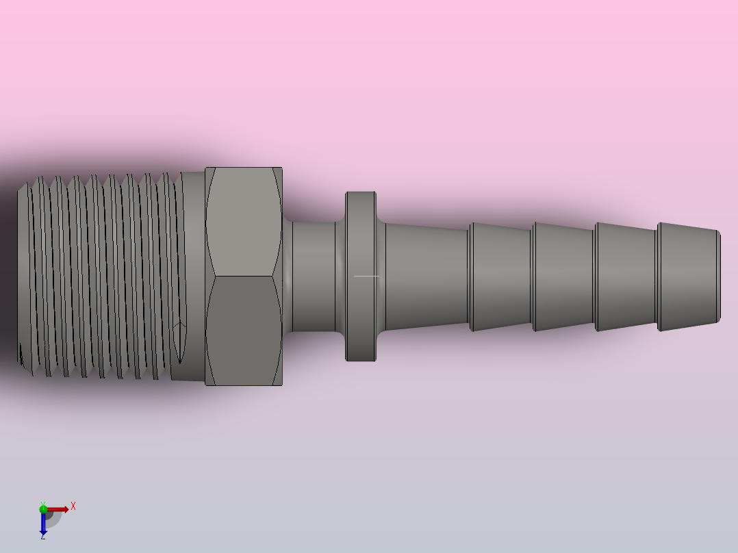 外丝宝塔接头Vanamatic-4000 Series - Steel-4350俯视图