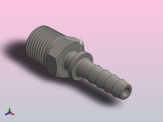 外丝宝塔接头Vanamatic-4000 Series - Steel-4350正等轴测缩略图