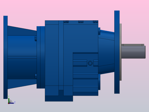 RF37ZP斜齿轮减速机RF37-3.41-M1-P71-Φ160左视缩略图