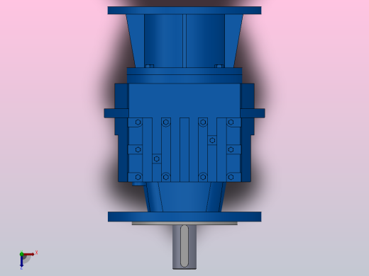 RF37ZP斜齿轮减速机RF37-3.41-M1-P71-Φ160俯视缩略图