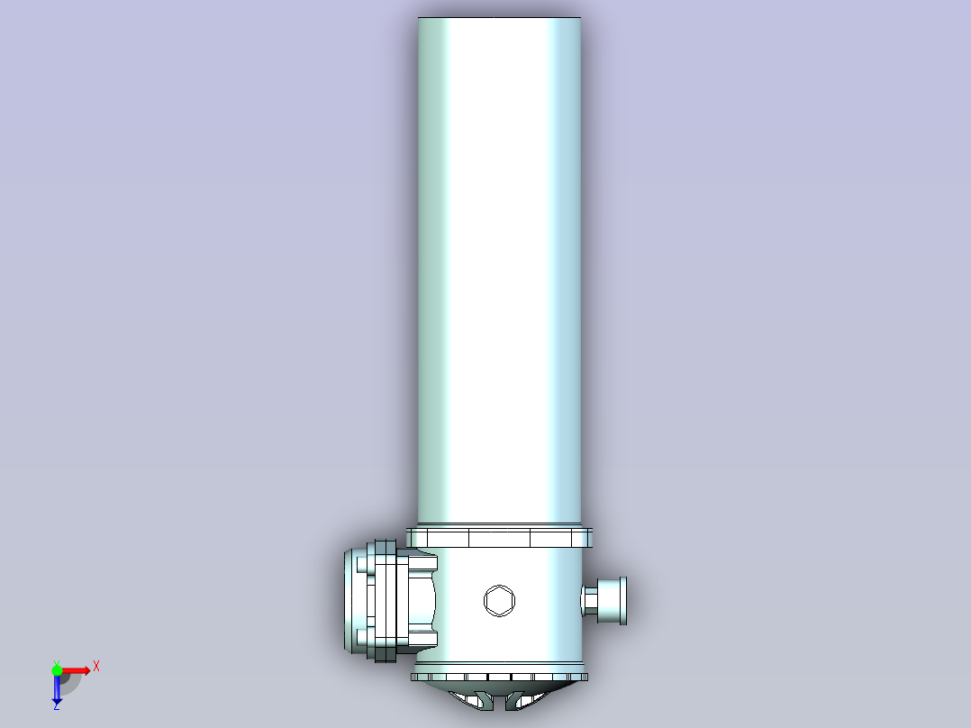 RFA-630回油过滤器俯视图