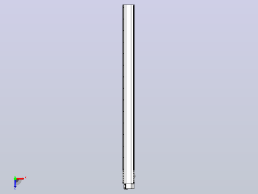 皮带直线轴半封闭可选导轨TPA-HNB-202D-140-L2750-RP-C-P75-N3俯视缩略图