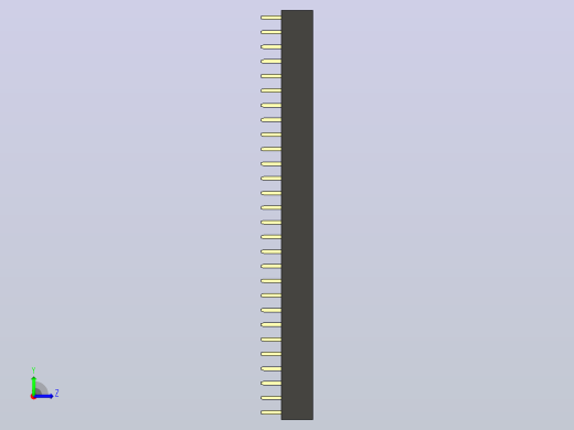 母针头Female_Header_1x28_P2.0_H4.3_straight.step左视缩略图