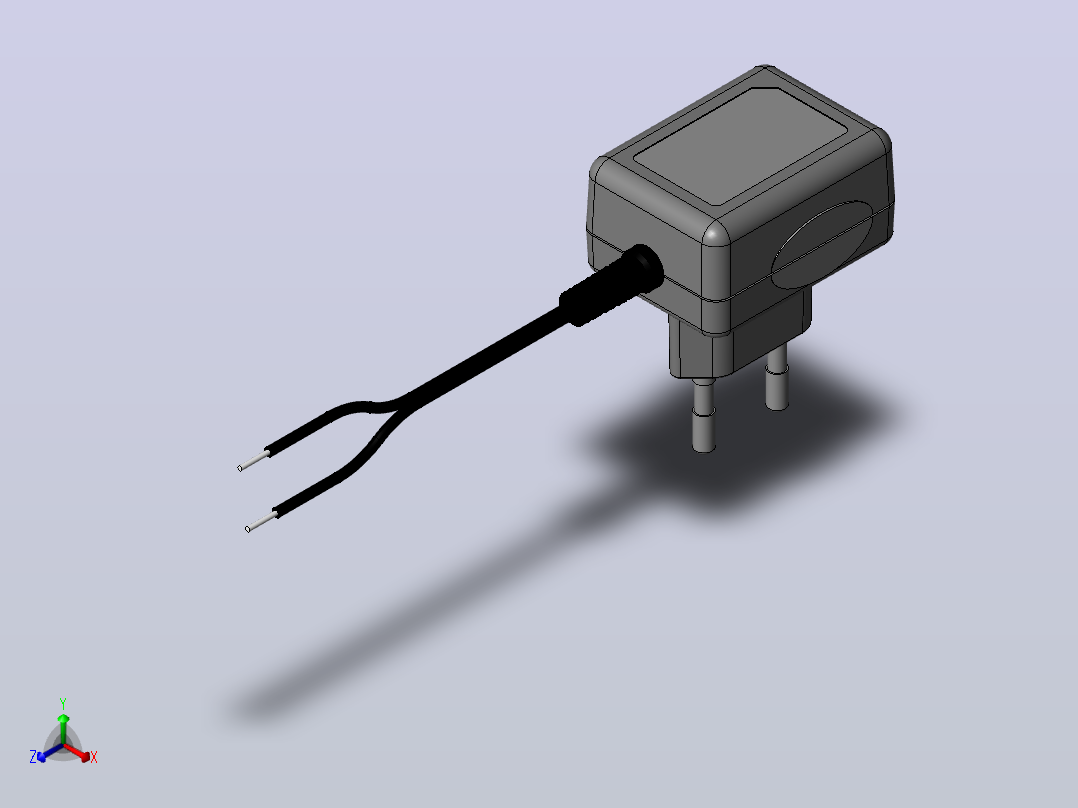 电子器件电阻Power Supply 220-15 (ACDC)主视图