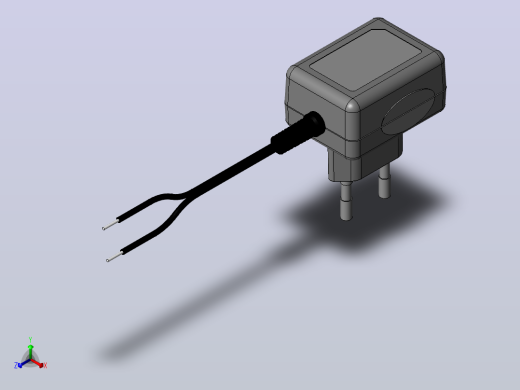 电子器件电阻Power Supply 220-15 (ACDC)正等轴测缩略图