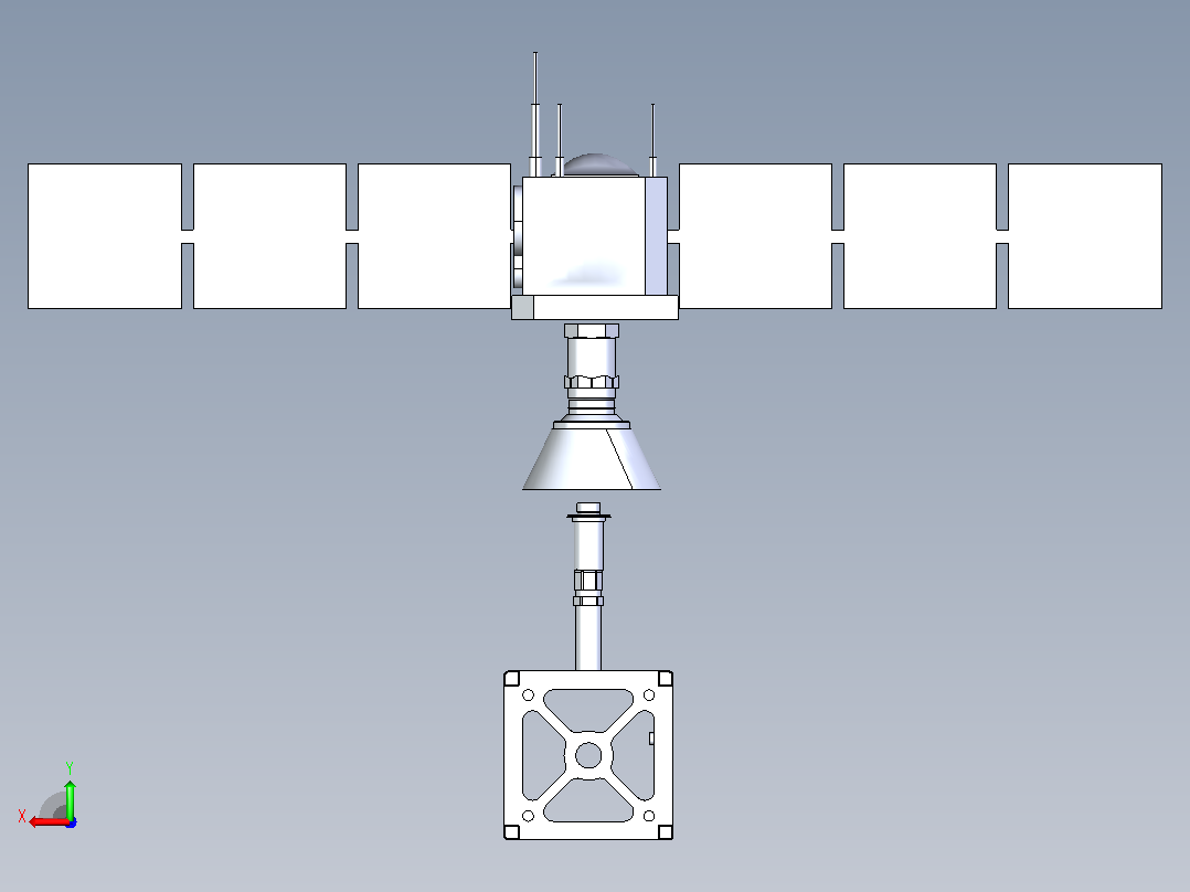 Satellite 卫星后视图