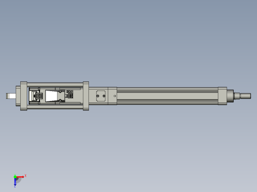 轻载电动缸TPA-ESR25-1002C-L150-M-CA-W-P10-C3俯视缩略图