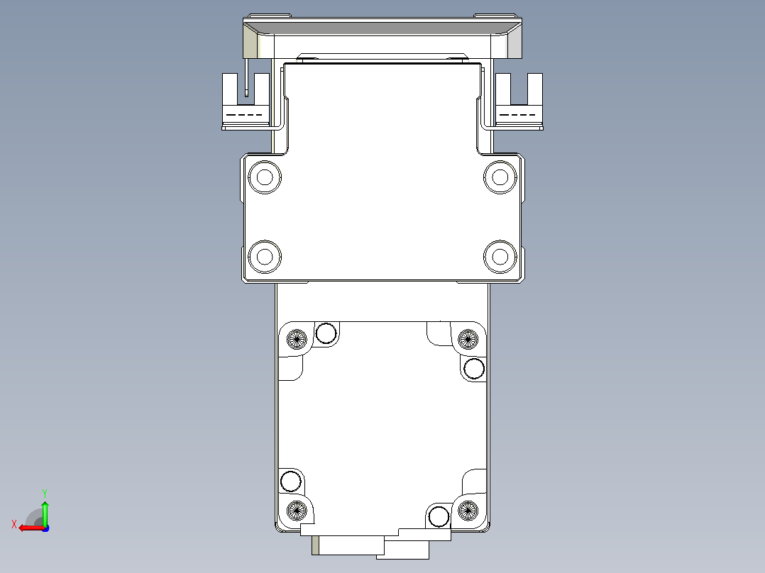 滚珠丝杠直线轴内置导轨TPA-GCR-80-1610C-L50-MP-M20-N3后视图