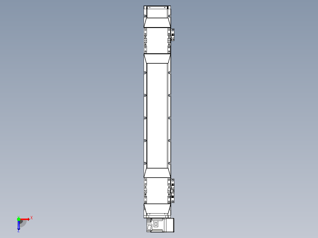 皮带直线轴双滑块型TPA-GCBS-120-P70-L225-RU-M20-N3俯视图