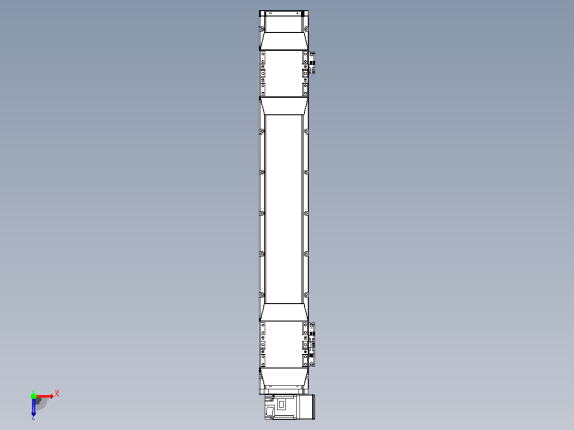 皮带直线轴双滑块型TPA-GCBS-120-P70-L225-RU-M20-N3俯视缩略图